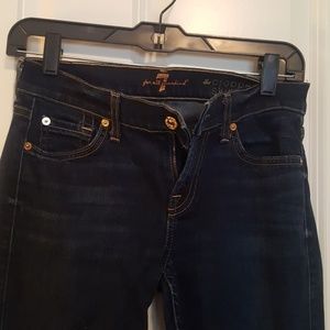 7 for All Mankind cropped skinny jeans